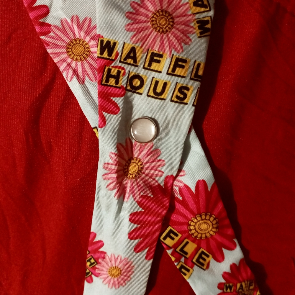 Waffle House decorated tie